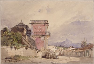 Chafariz da rua do conde. Rio de Janeiro von Eduard Hildebrandt
