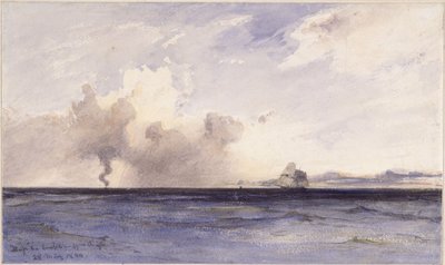 Segelboot nahe der brasilianischen Küste von Eduard Hildebrandt