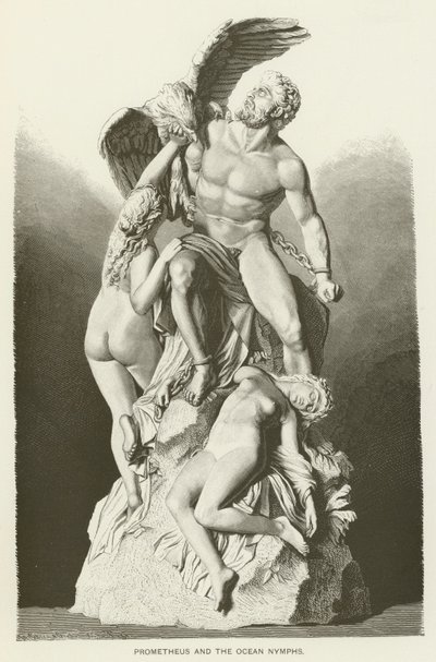 Prometheus und die Ozeannymphen von Eduard Muller