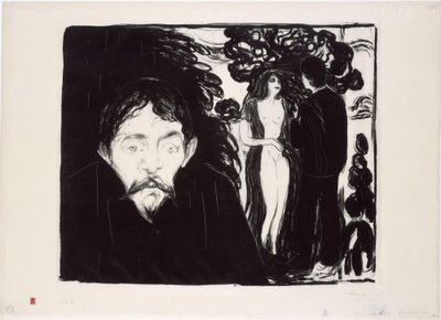 Eifersucht II (groß) von Edvard Munch