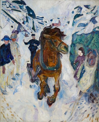 Galoppierendes Pferd von Edvard Munch