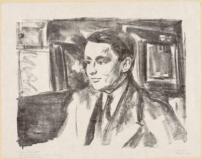 Jugendbildnis Wolfgang Gurlitt von Edvard Munch