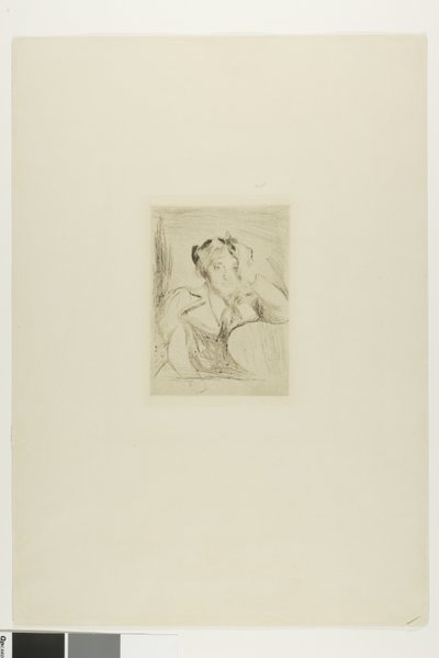 Porträt einer jungen Frau (Das amerikanische Mädchen) von Edvard Munch