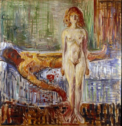 Der Tod von Marat II von Edvard Munch