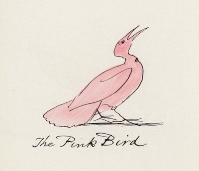 Das Vogelbuch: Der rosa Vogel von Edward (after) Lear
