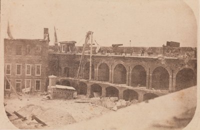 Die Evakuierung von Fort Sumter, April 1861 von Edward Anthony