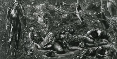 Die Dornröschen-Serie: Das Dornröschen-Wäldchen von Edward Coley (after) Burne Jones