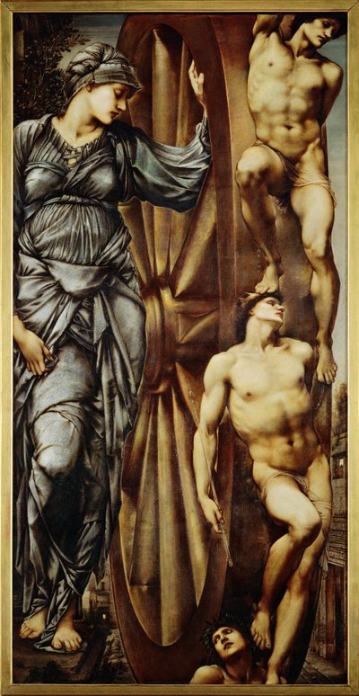 La Roue de la Fortune von Edward Coley Burne Jones