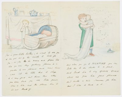 Brief an die Enkelin des Künstlers Angela Thirkell von Edward Burne Jones