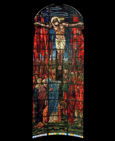 Die Kreuzigung Fenster von Edward Burne Jones