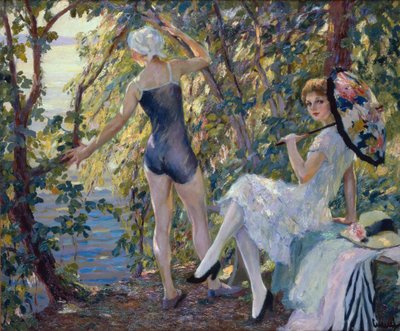 Die Badenden von Edward Cucuel