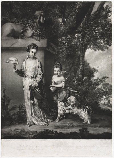 Die Damen Amabel und Mary Jemima Yorke, ca. 1761 von Edward Fisher