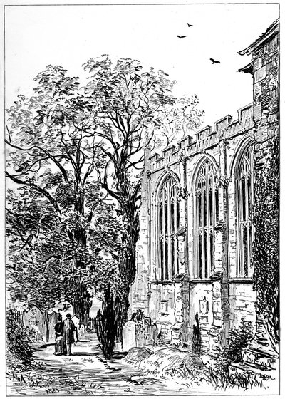 Der Chor der Kirche von Stratford, Stratford-upon-Avon, Warwickshire, 1885 von Edward Hull