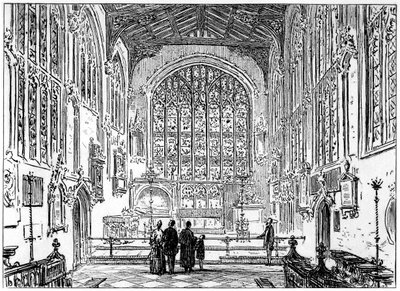 Der Chor der Kirche von Stratford, Stratford-upon-Avon, Warwickshire, 1885 von Edward Hull