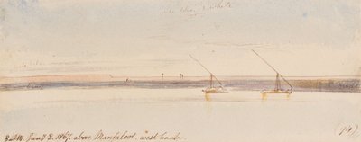 Über Manfaloot; 8:00 Uhr, 8. Jan. 1867 (94) von Edward Lear