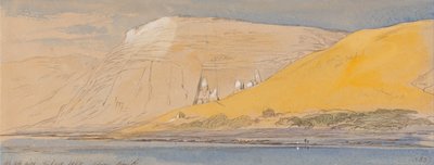 Abu Simbel, 10:30 Uhr, 9. Februar 1867 (383) von Edward Lear