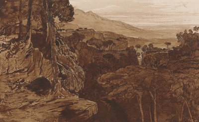 Bavella, Korsika, ca. 1868 von Edward Lear
