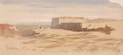 Dendera von Edward Lear