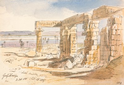Gerf Hoseyn, 14:30 Uhr, 15. Februar 1867 von Edward Lear