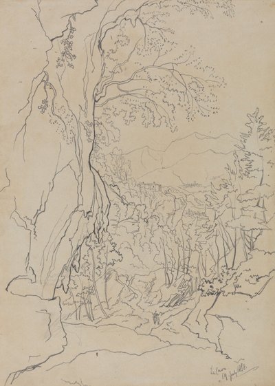 La Cava, 19. Juli 1838 von Edward Lear