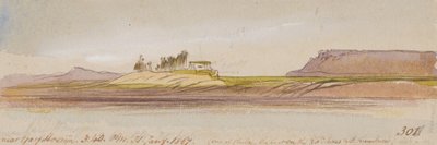 Nahe Garf Hoseyn; 15:40 Uhr, 31. Jan., 1867 (301) von Edward Lear