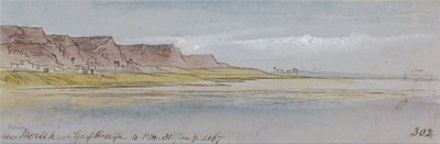 In der Nähe von Mereeh oder Garf Hossayn, 31. Januar 1867, 16:00 Uhr von Edward Lear
