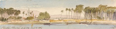 Sheikh Abadeh, 15:15 Uhr, 6. Januar 1867 von Edward Lear