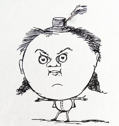 Der Yonghy-Bonghy-Bo Charakter (Zeichnung) von Edward Lear