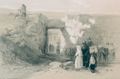 Ansichten von Rom und seiner Umgebung: Das antike kyklopische Tor von Alatri von Edward Lear