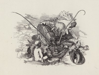 Illustration für Die Wasserkinder von Charles Kingsley von Edward Linley (after) Sambourne