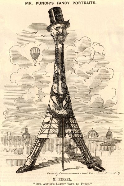 (Alexandre) Gustave Eiffel (1832-1923) französischer Bauingenieur von Edward Linley Sambourne