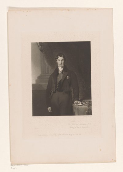 Porträt von George Hamilton-Gordon von Edward McInnes