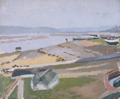 Towy-Mündung, Ferryside von Edward Morland Lewis