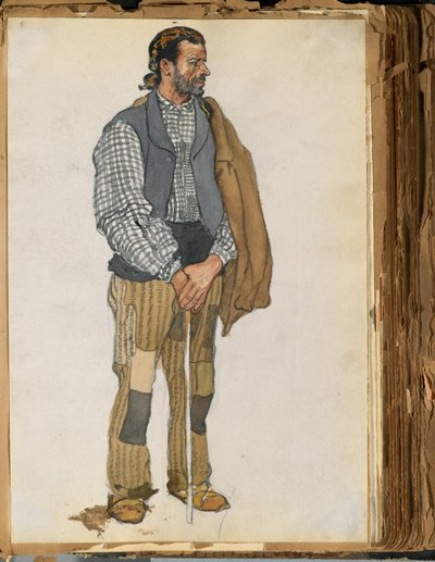 Skizze eines spanischen Mannes, 1906 von Edward Penfield