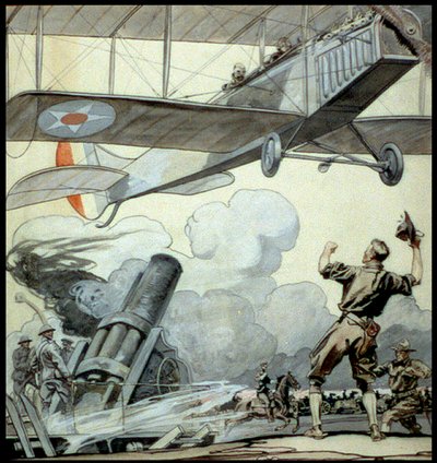 Kriegsskizze von Edward Penfield