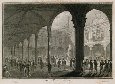 Die Royal Exchange, London von Edward Pugh