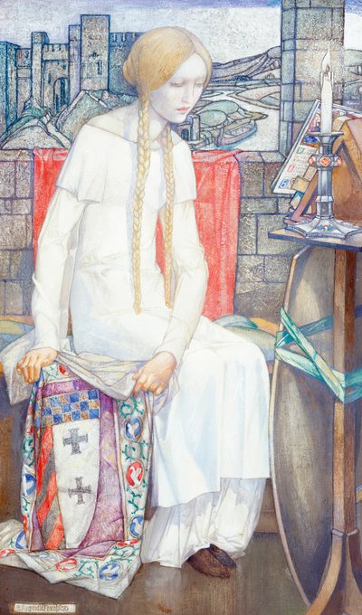 Elaine, 1921 von Edward Reginald Frampton