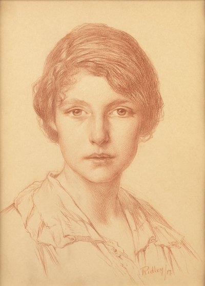 Eine junge Frau von Edward Ridley