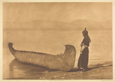 Am Ufer des Sees - Kutenai von Edward S. Curtis