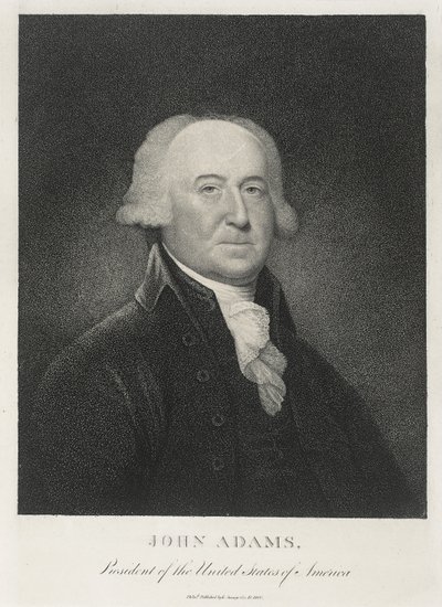 John Adams, zweiter Präsident der Vereinigten Staaten von Edward Savage