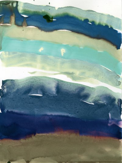 Ruhige Aquarellschichten von Edward Selkirk