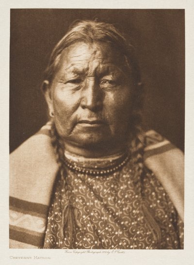 Cheyenne-Matrone von Edward Sheriff Curtis
