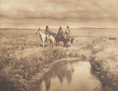 Die drei Häuptlinge - Piegan von Edward Sheriff Curtis