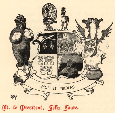 M. Le Präsident, Félix Faure (Gravur) von Edward Tennyson Reed