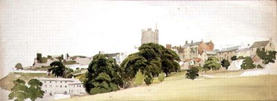 Ansicht von Richmond Castle, Yorkshire, ca. 1860 von Edward W. Robinson