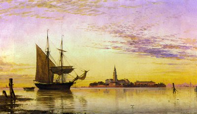Edward William Cooke Das armenische Kloster, Venedig von Edward William Cooke