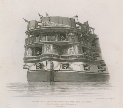 Sein Majestätsschiff Asia von Edward William Cooke