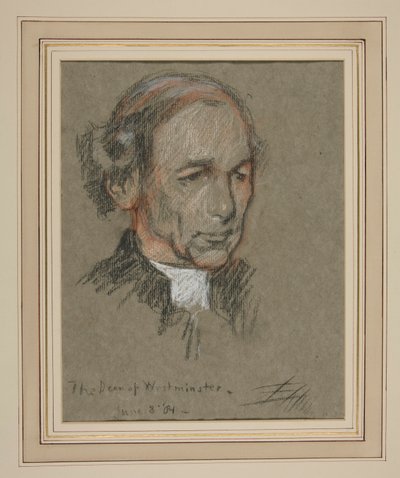 Krönung von Edward VII Porträt: Joseph Armitage Robinson, Kanoniker von Edwin Austin Abbey