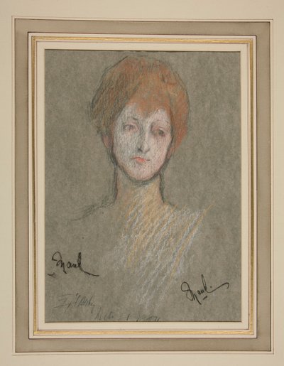 Krönung von Edward VII. Porträt: Prinzessin Maud von Großbritannien von Edwin Austin Abbey