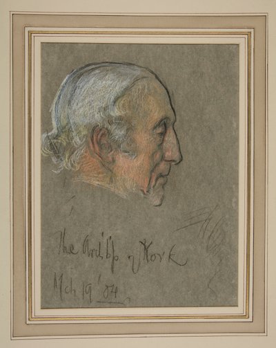 Krönung von Edward VII, Porträt: William Dalrymple Maclagan, Erzbischof von Edwin Austin Abbey